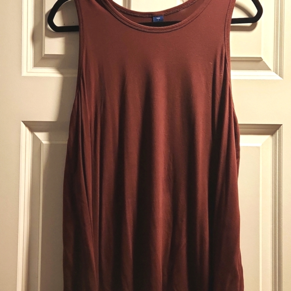 Burgundy Tank Top